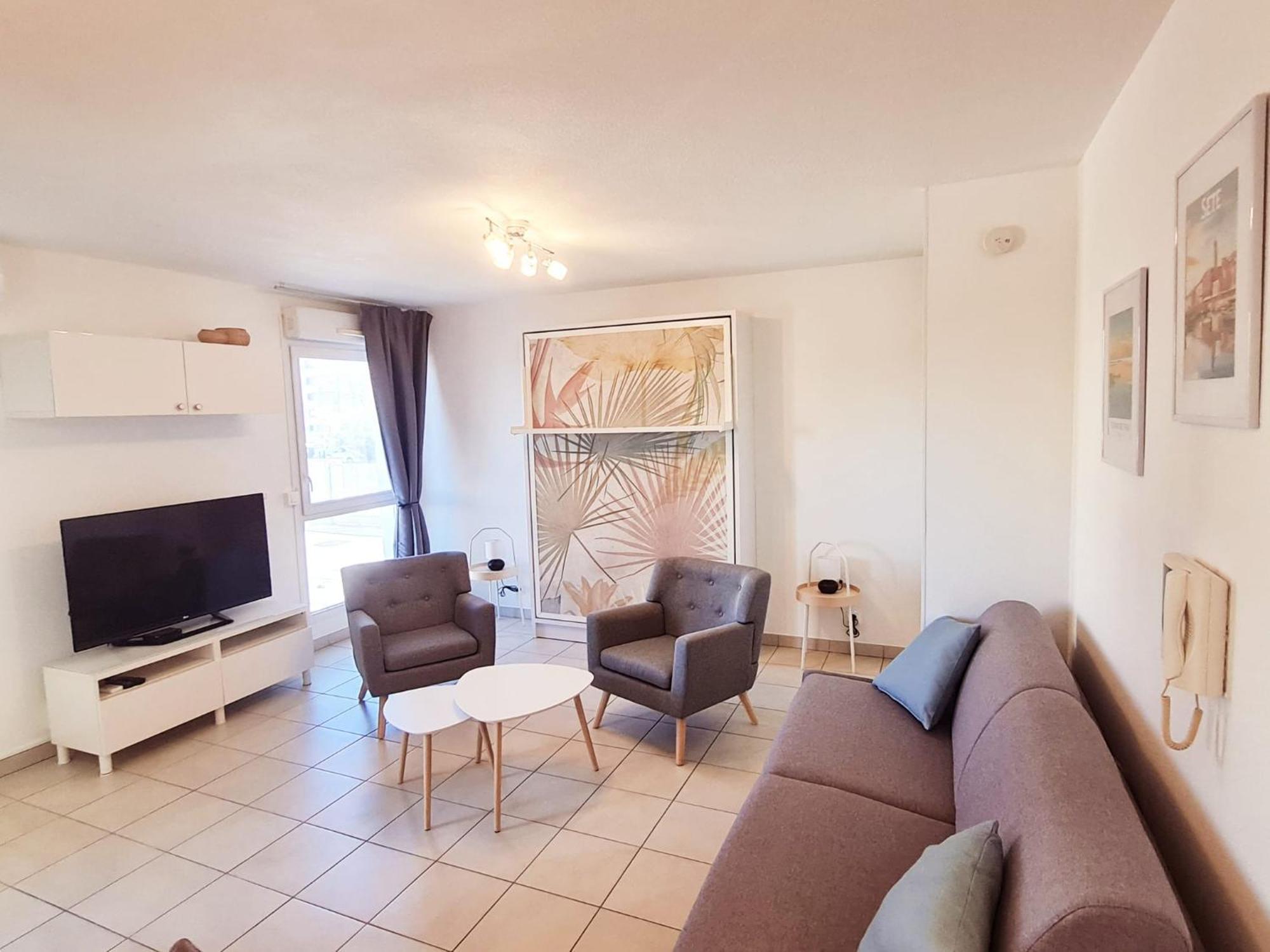 Studio A La Mer Avec Piscine Sète Eksteriør billede